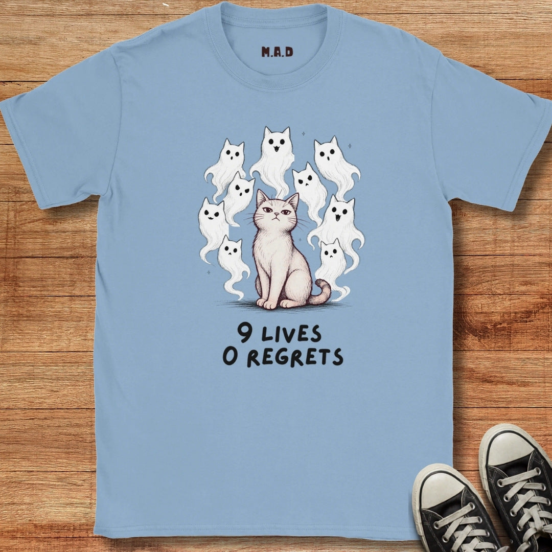 Nine Lives Zero Regrets T-shirt