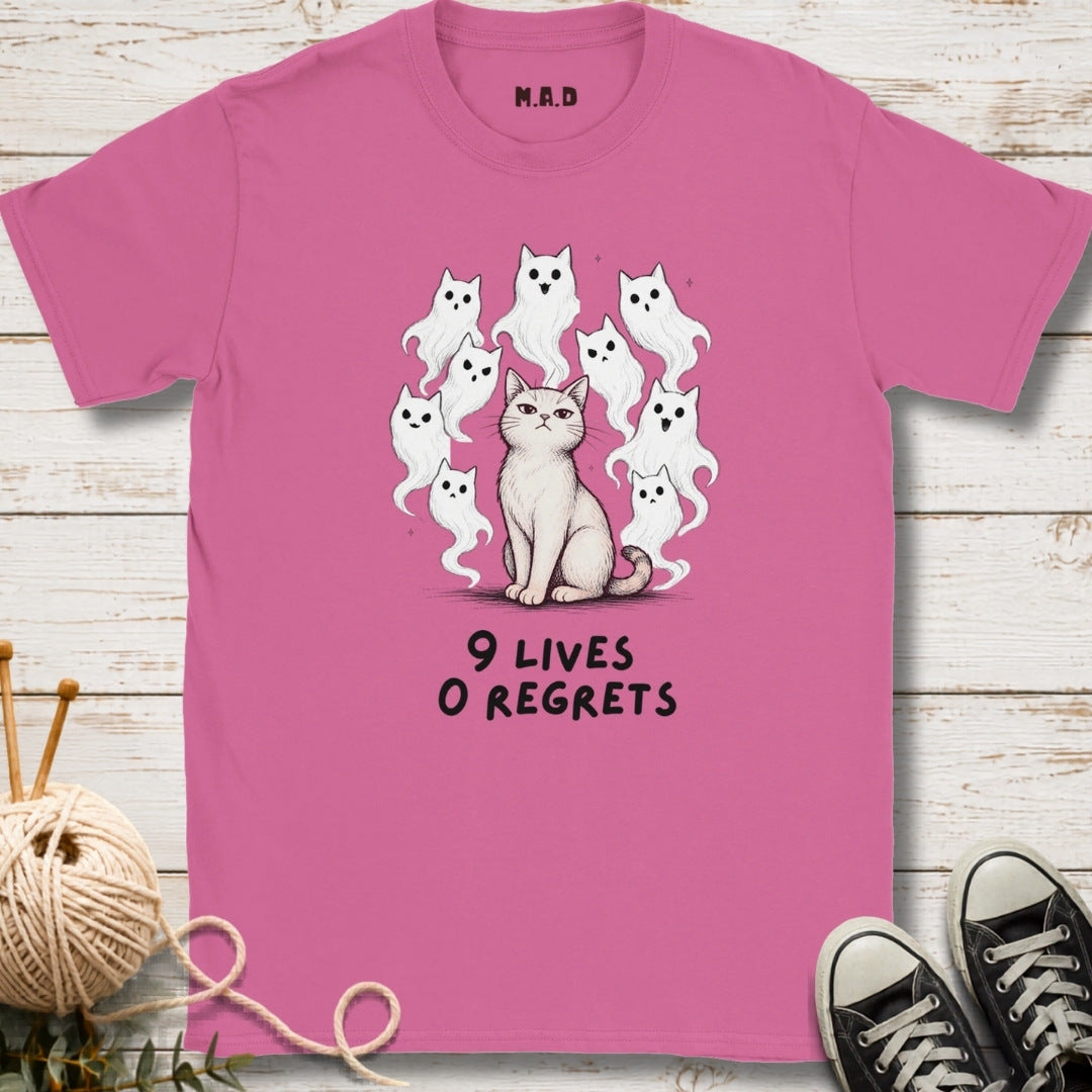 Nine Lives Zero Regrets T-shirt