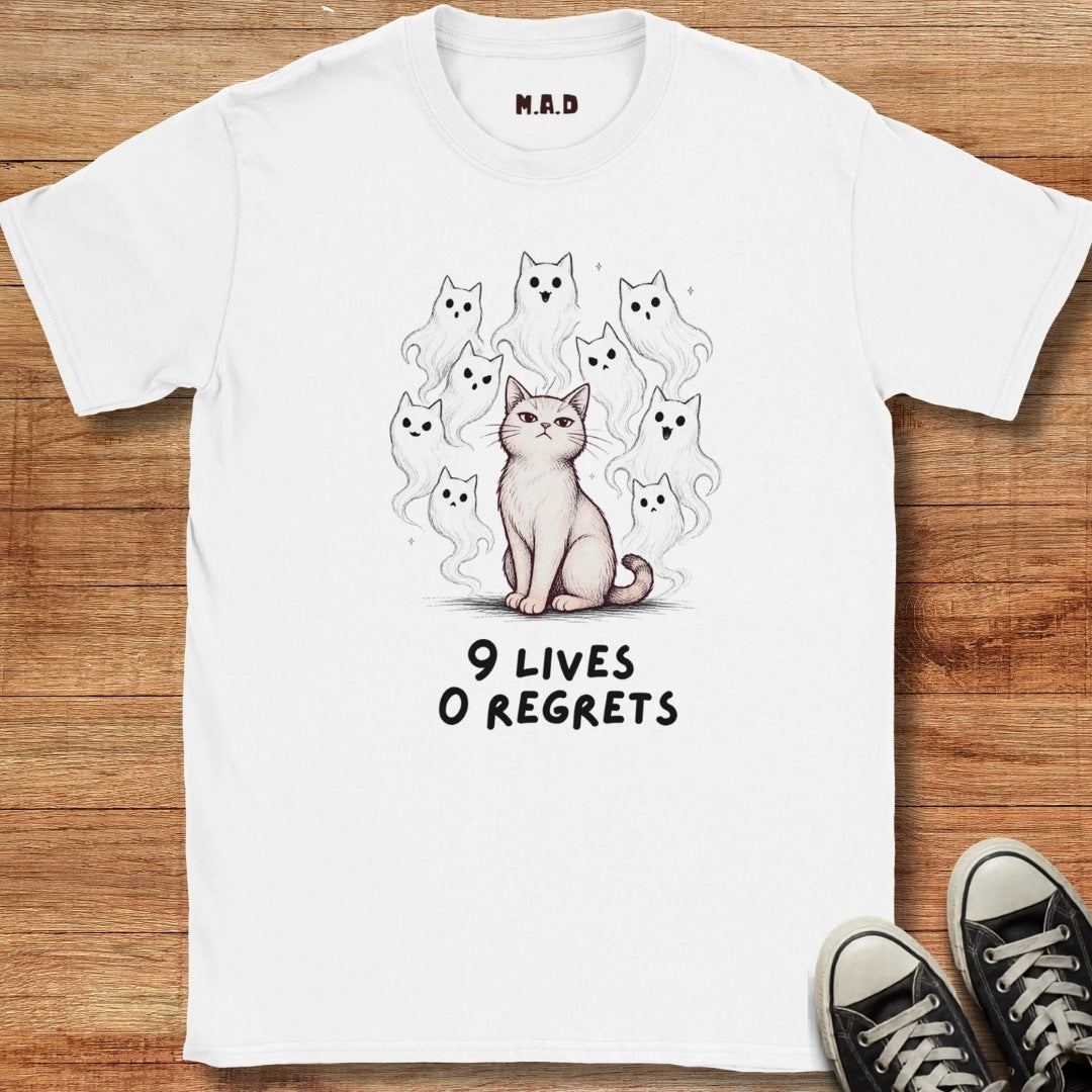 Nine Lives Zero Regrets T-shirt