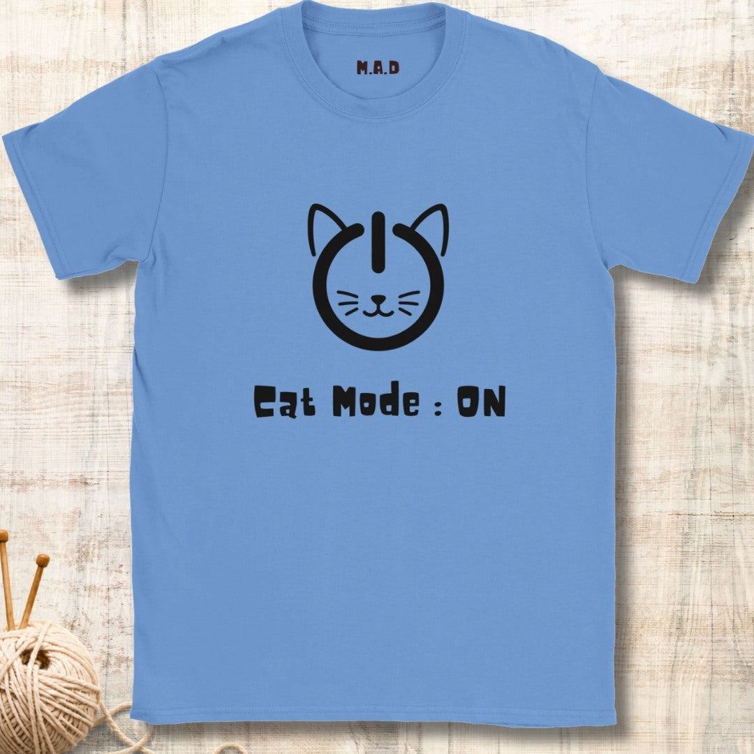 Cat Mode On Light T-shirt