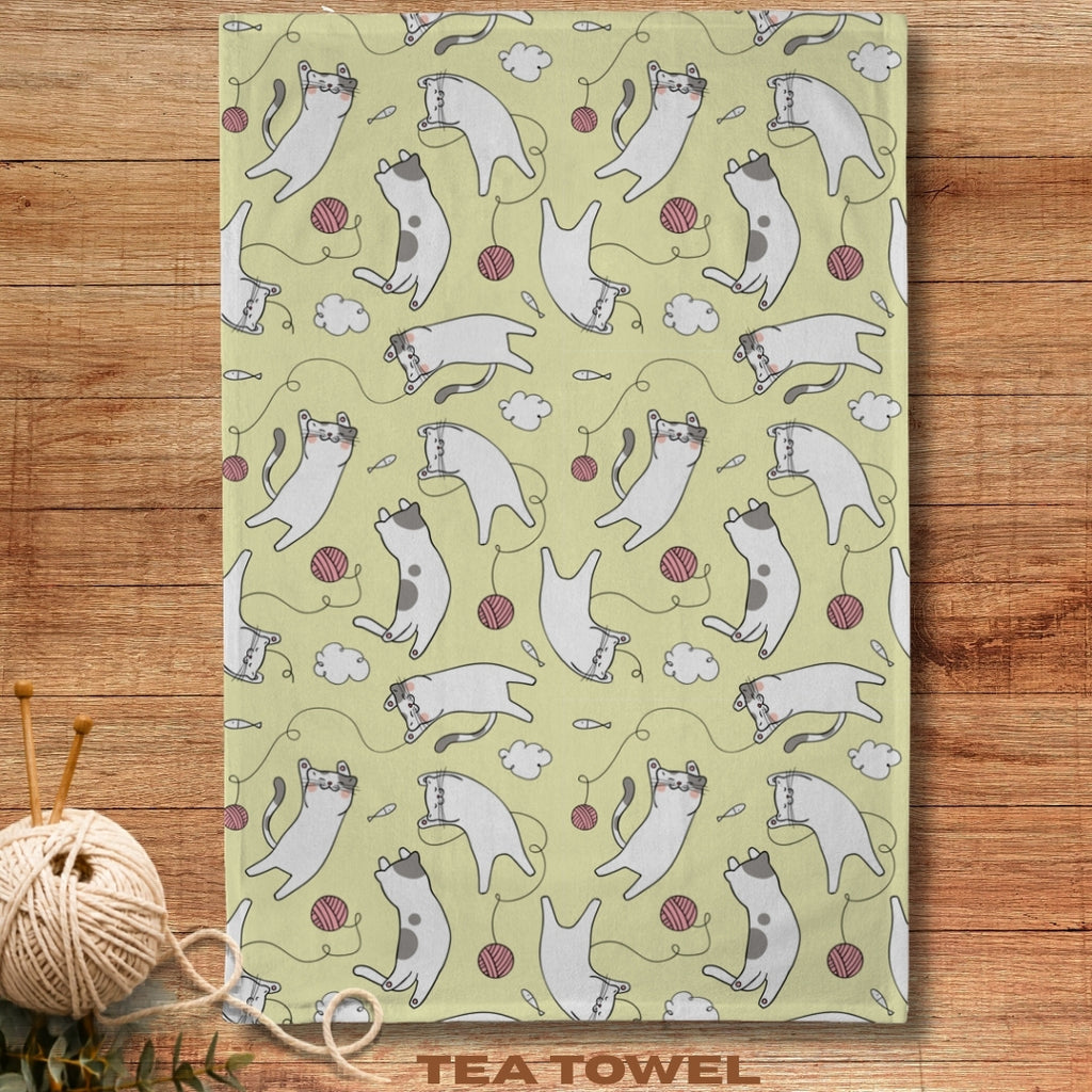Chilled Cat Kitchen Towel