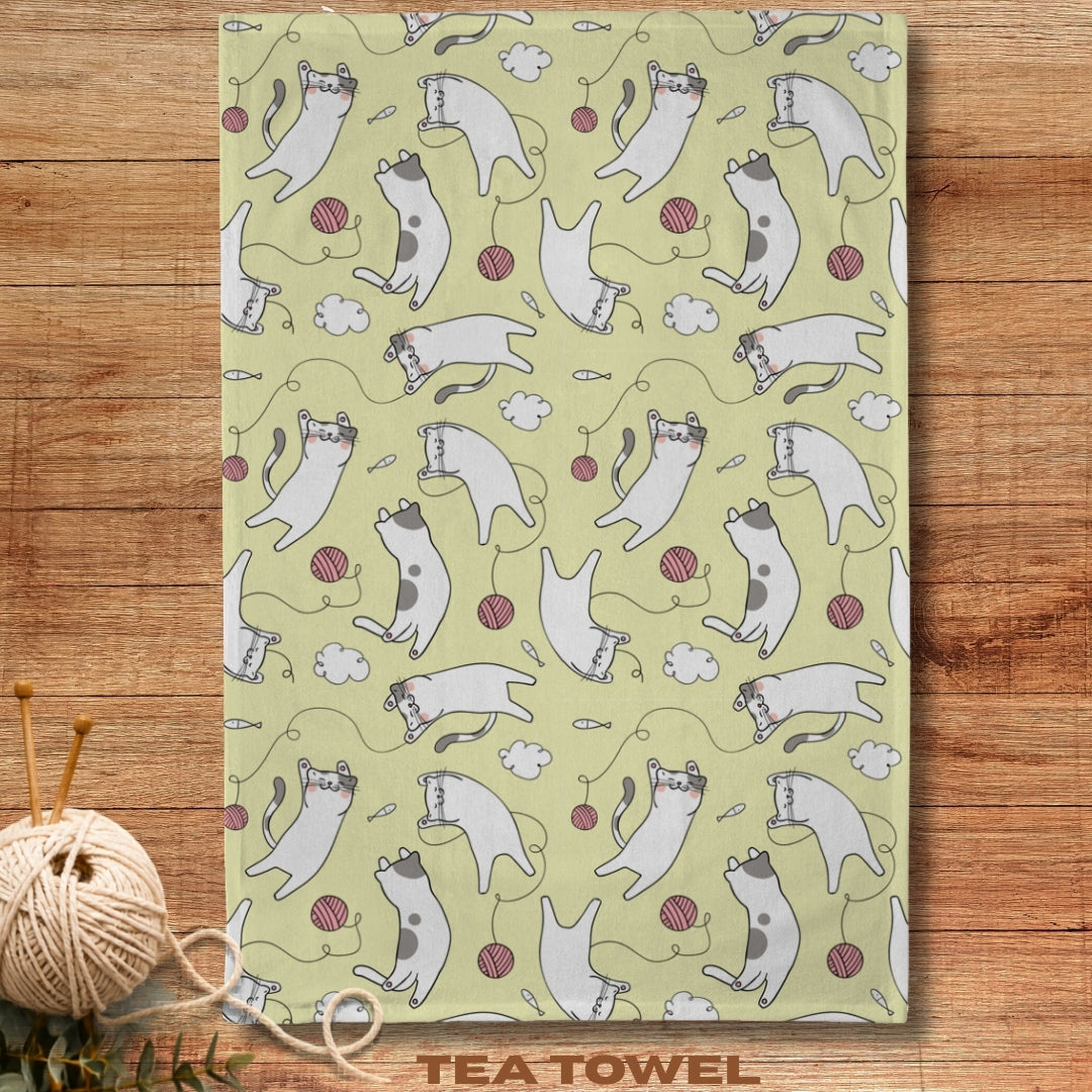 Chilled Cat Kitchen Towel