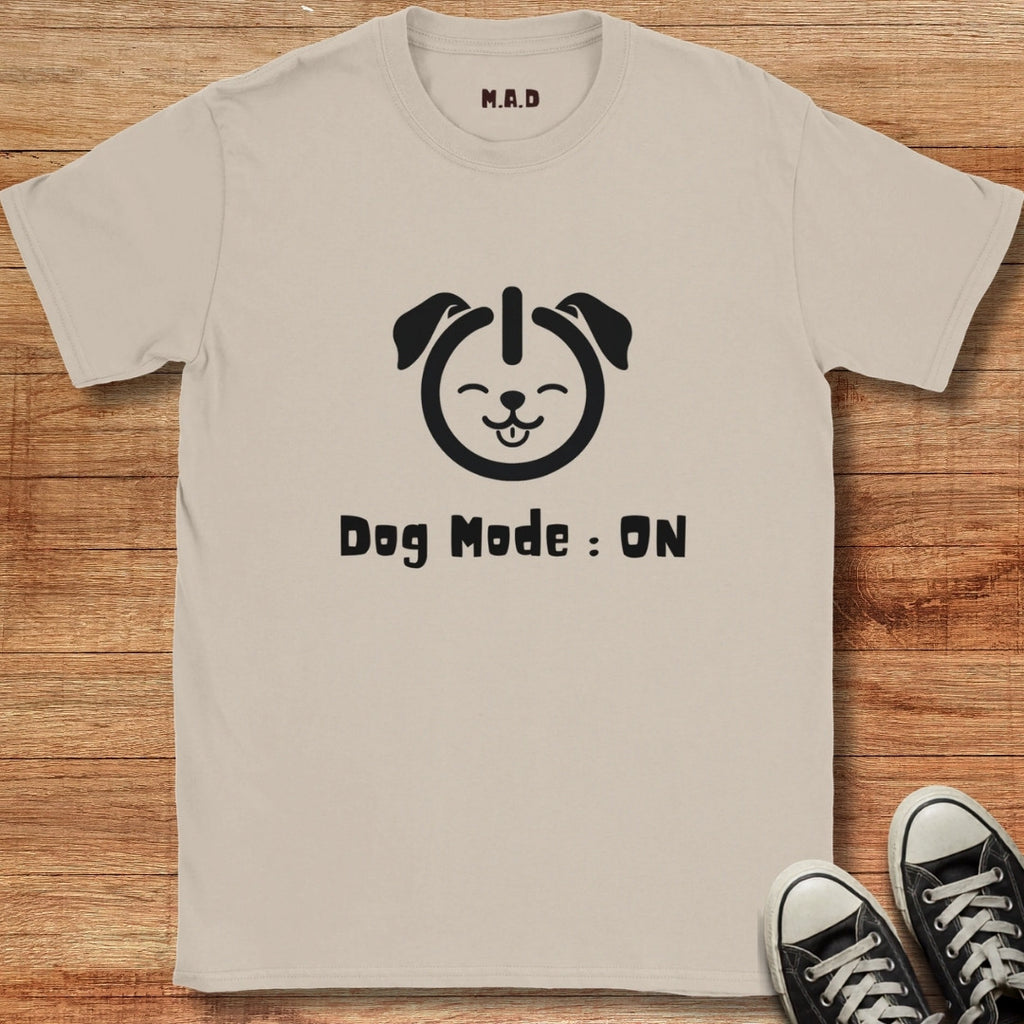Dog Mode On Light T-shirt