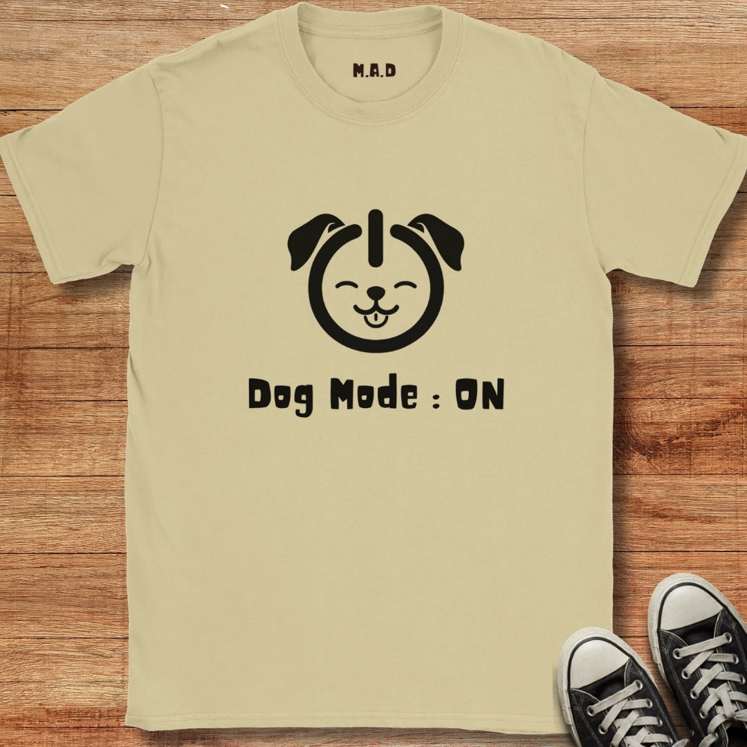 Dog Mode On Light T-shirt