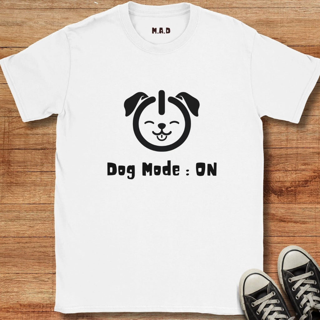 Dog Mode On Light T-shirt