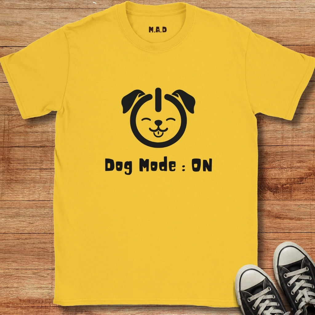Dog Mode On Light T-shirt