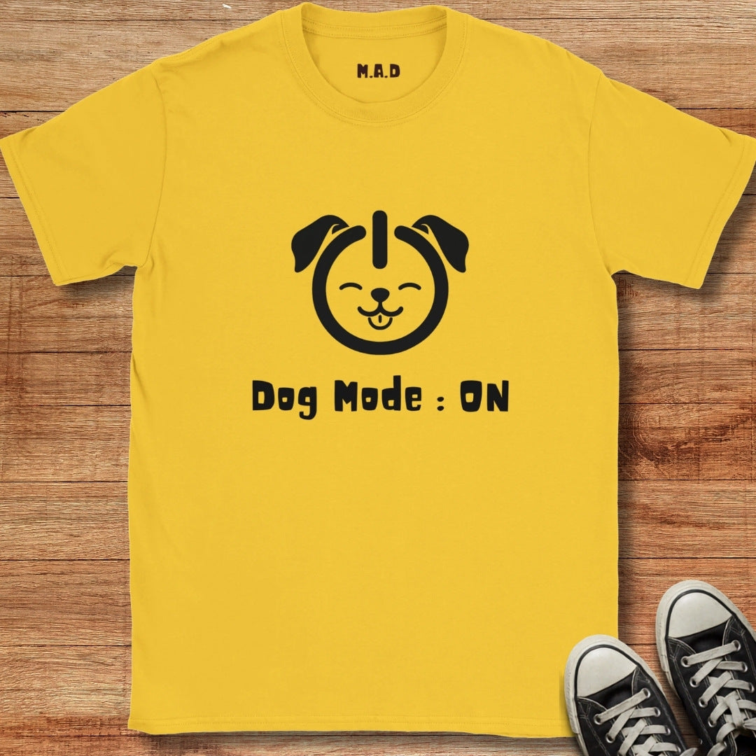 Dog Mode On Light T-shirt