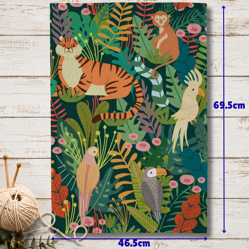 Jungle Animals Kitchen Towel