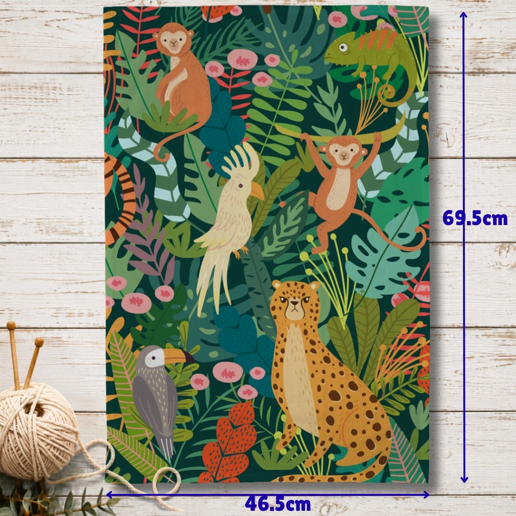 Jungle Animals 2 Kitchen Towel