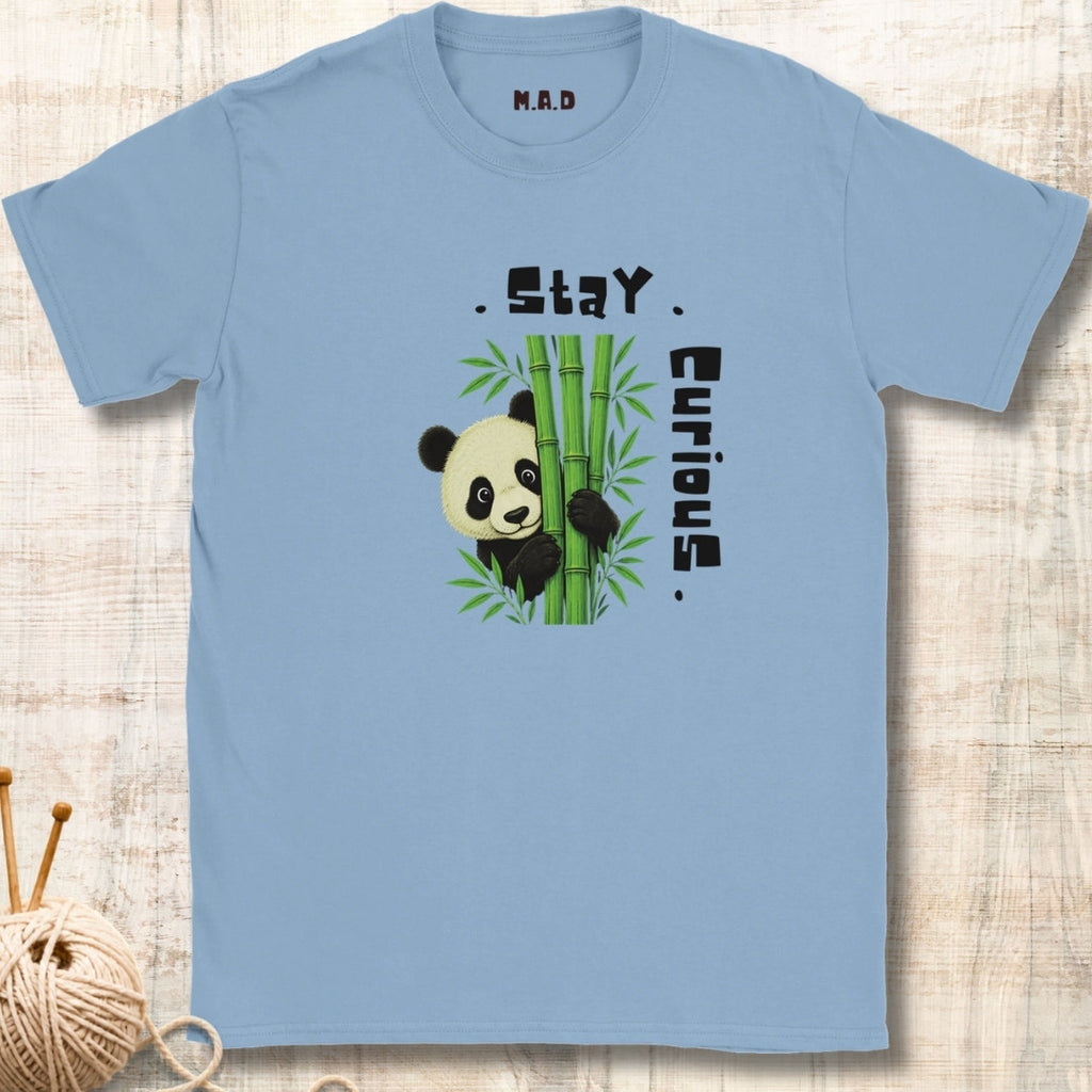 Stay Curious Panda Light T-shirt