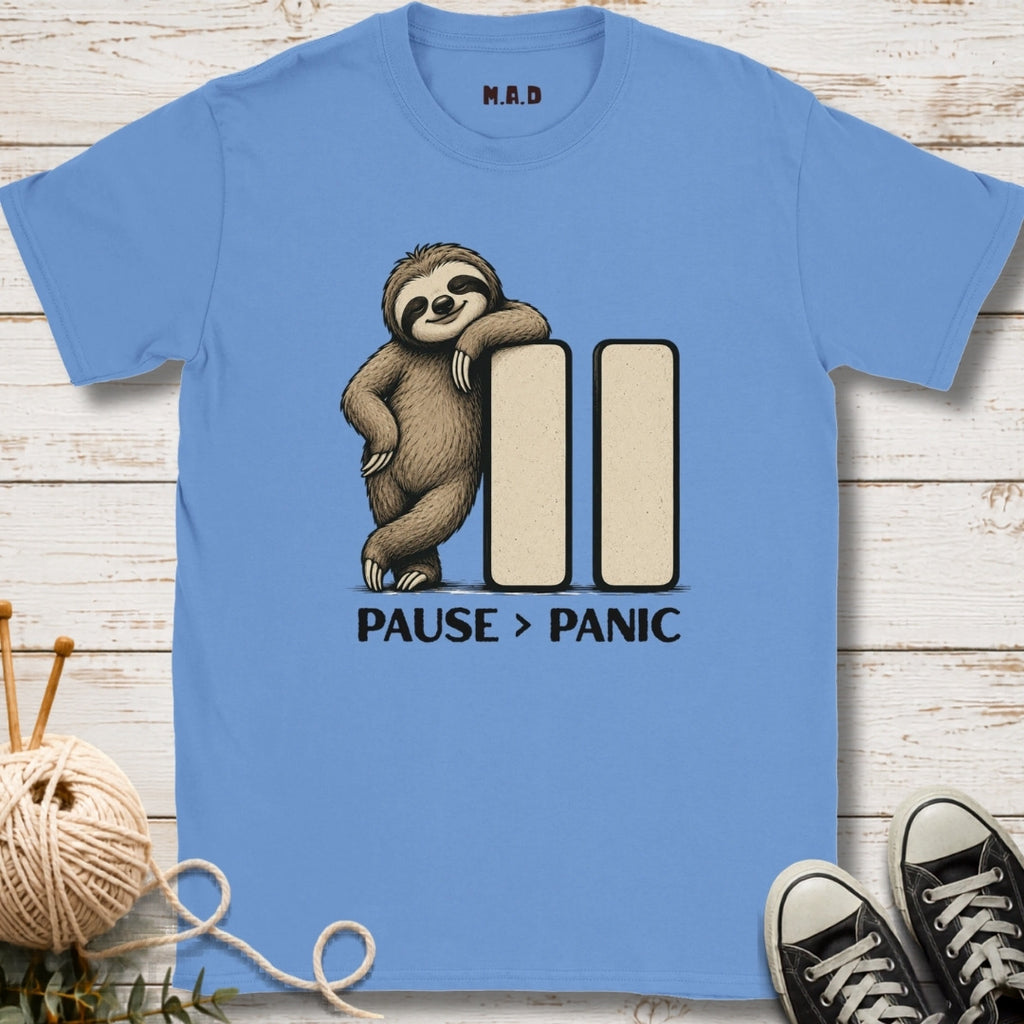Pause > Panic T-shirt