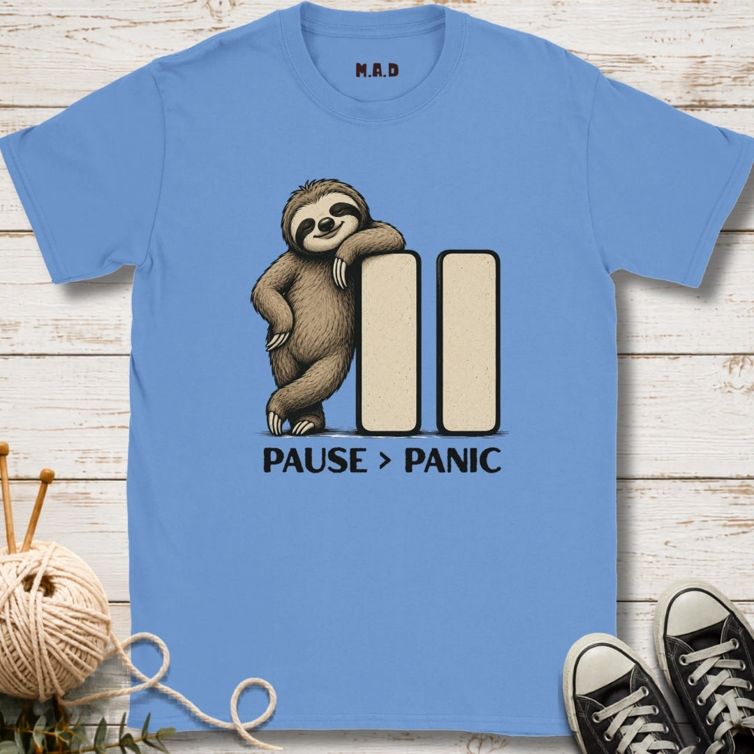 Pause > Panic T-shirt