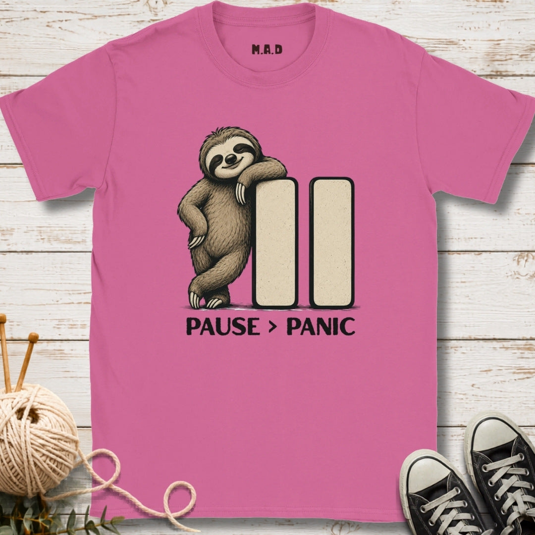 Pause > Panic T-shirt