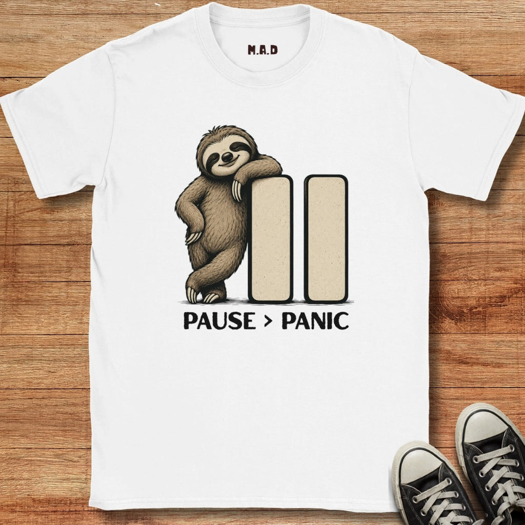 Pause > Panic T-shirt