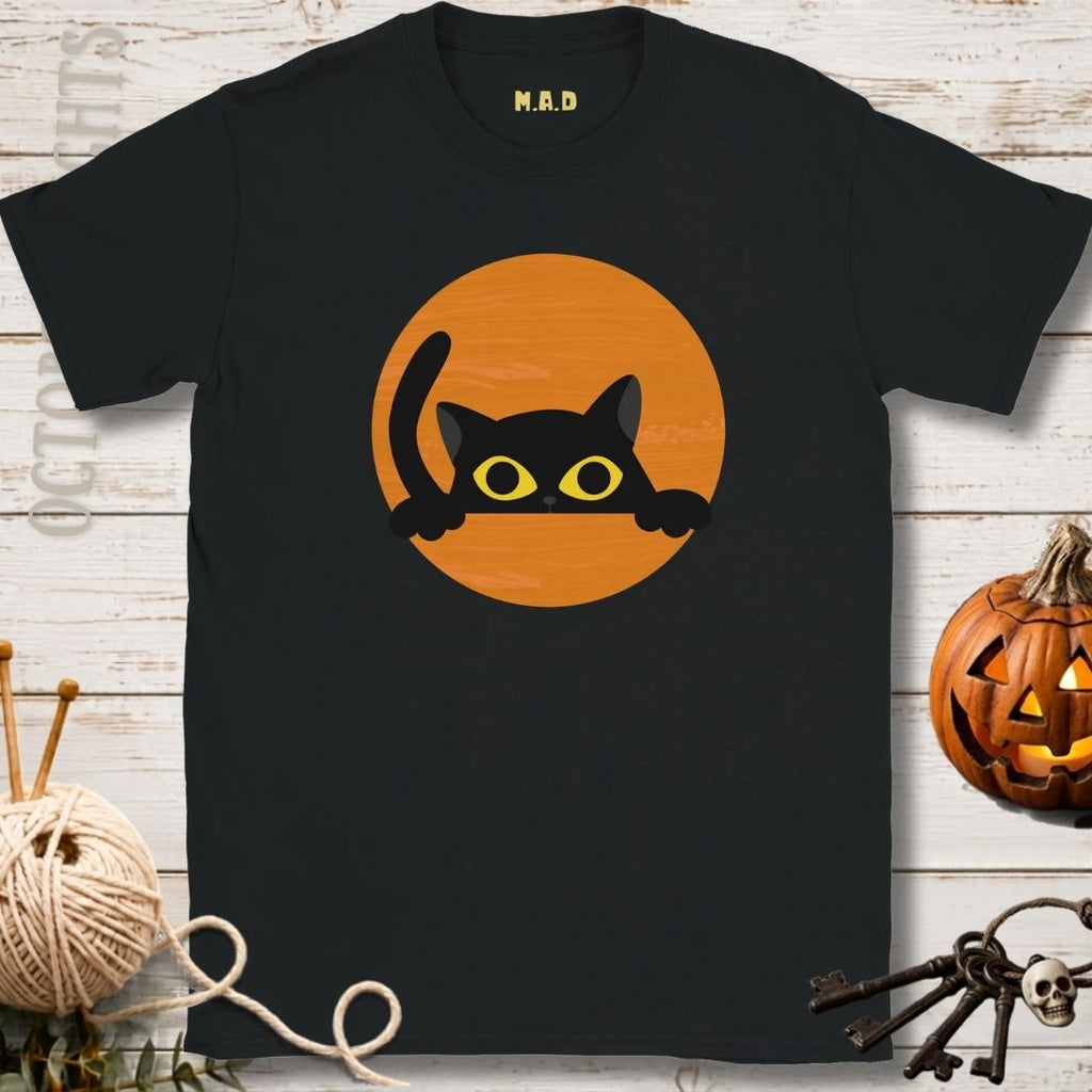 Peek-A-Boo  Cat T-shirt