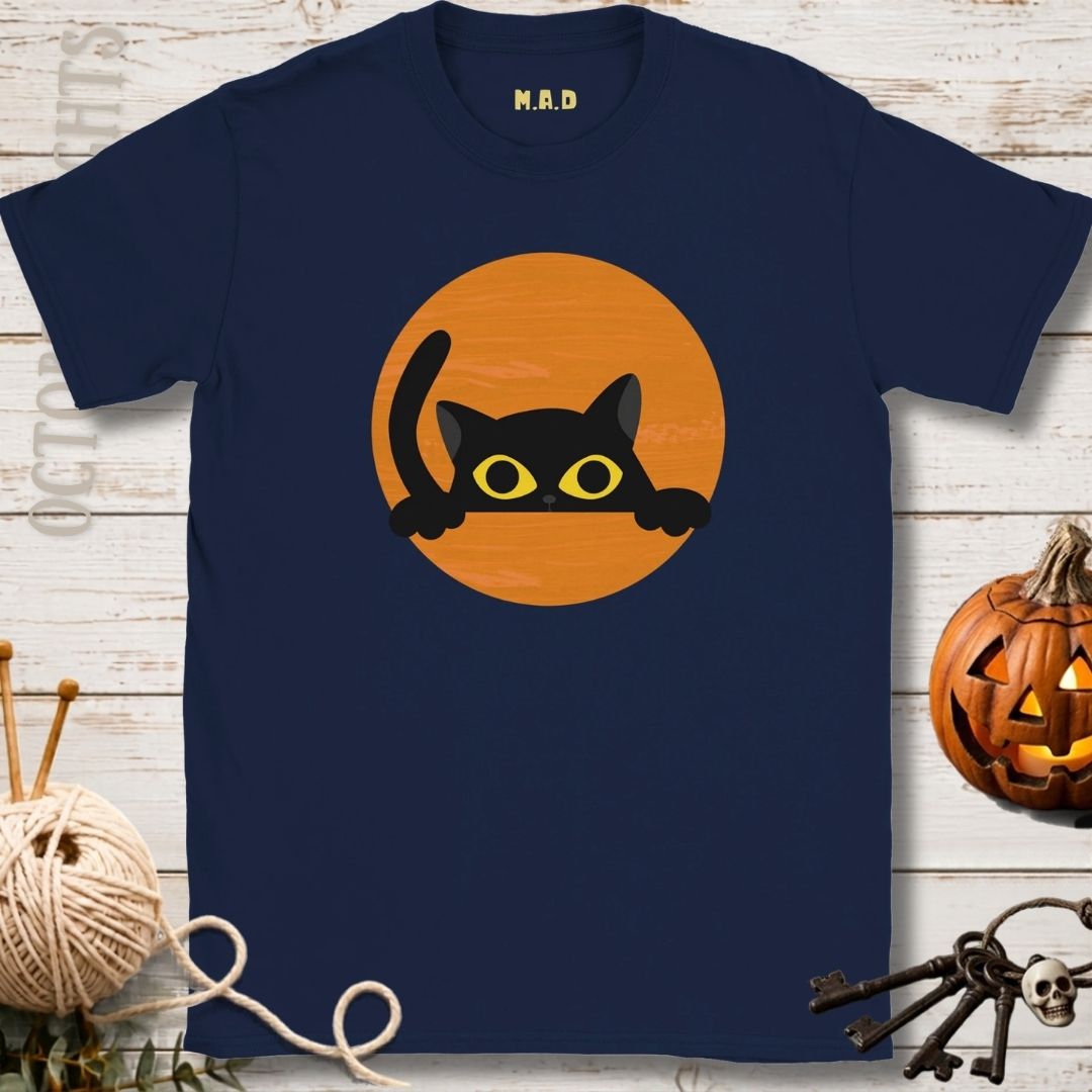 Peek-A-Boo  Cat T-shirt
