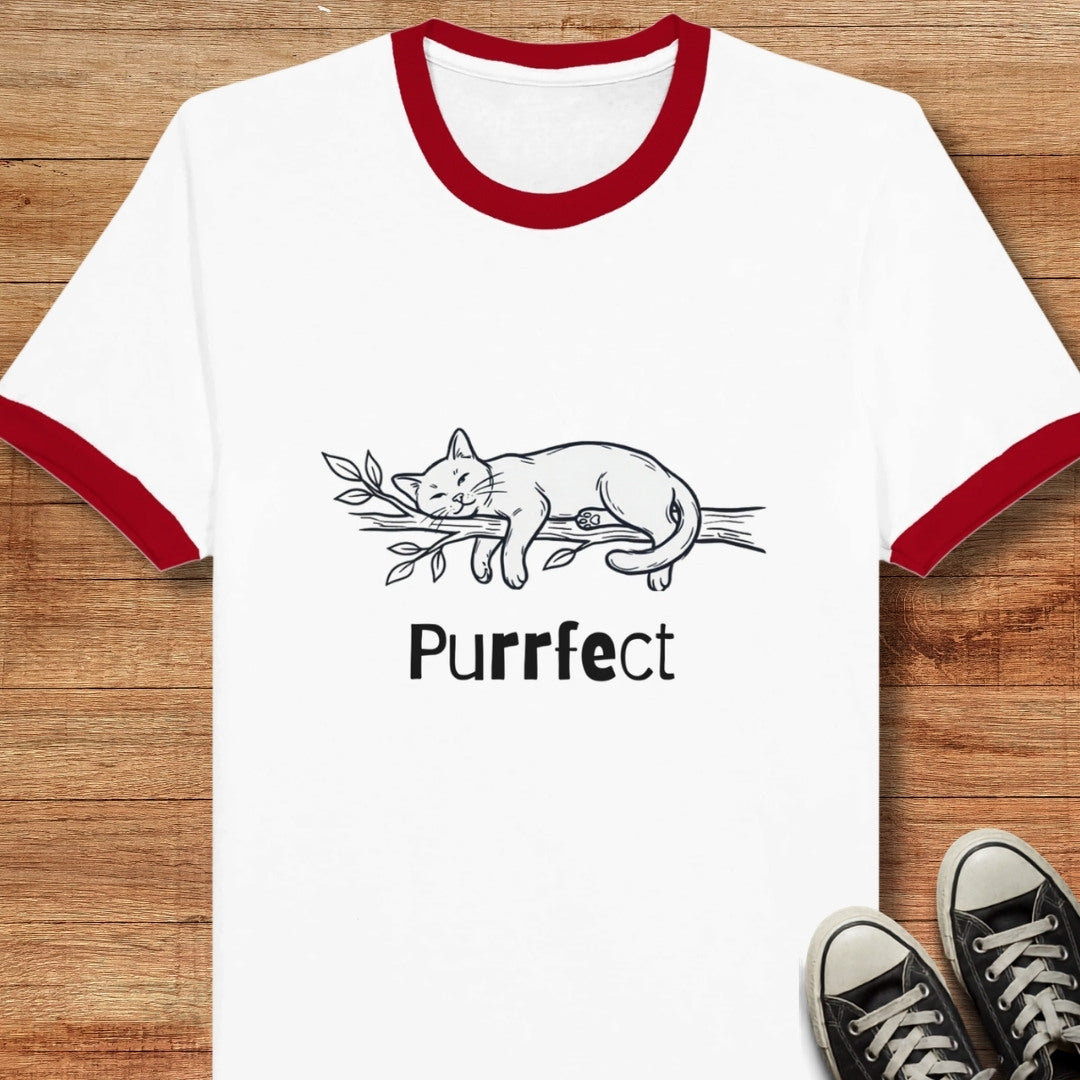 Purrfect Ringer T-shirt