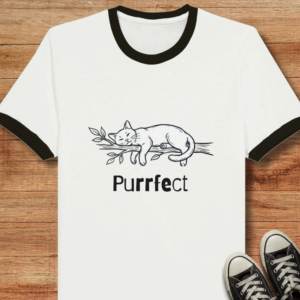 Purrfect Ringer T-shirt