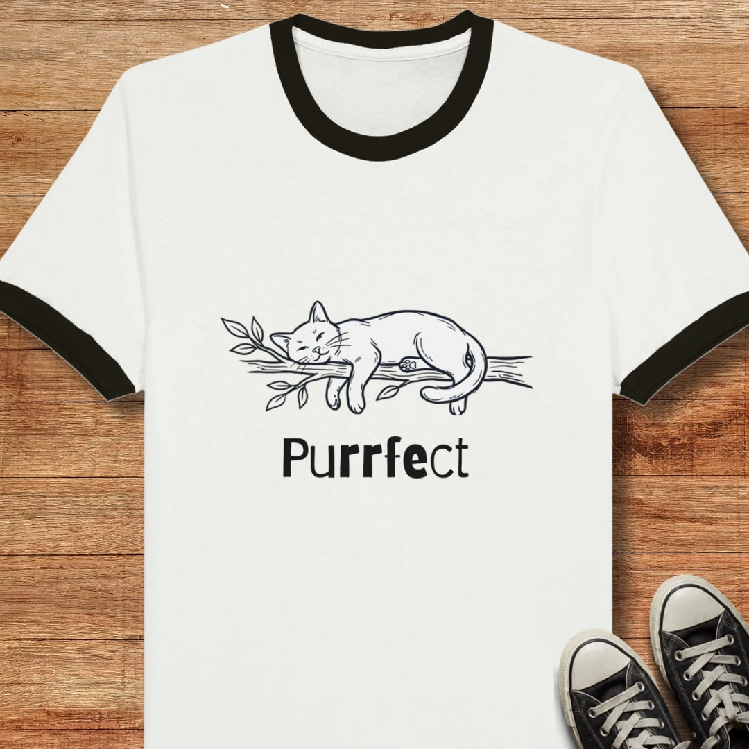 Purrfect Ringer T-shirt