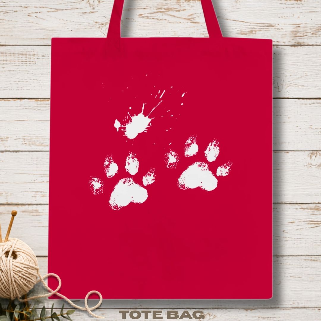 Blood Paws Tote Bag