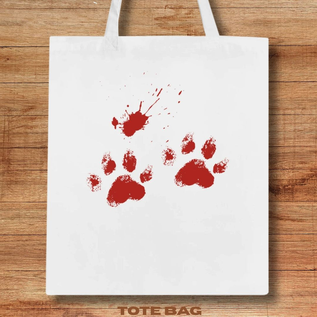 Blood Paws Tote Bag
