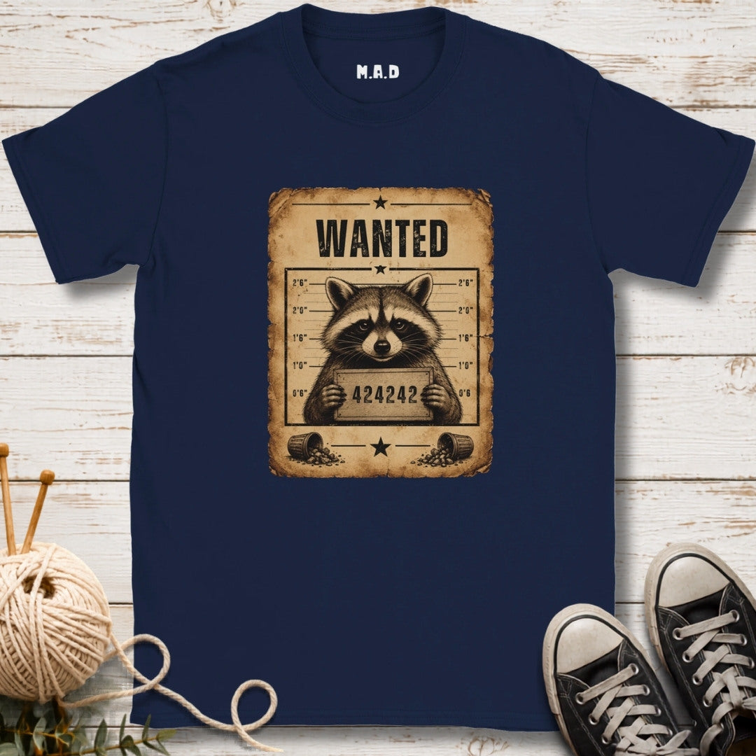 Wanted Raccoon T-shirt