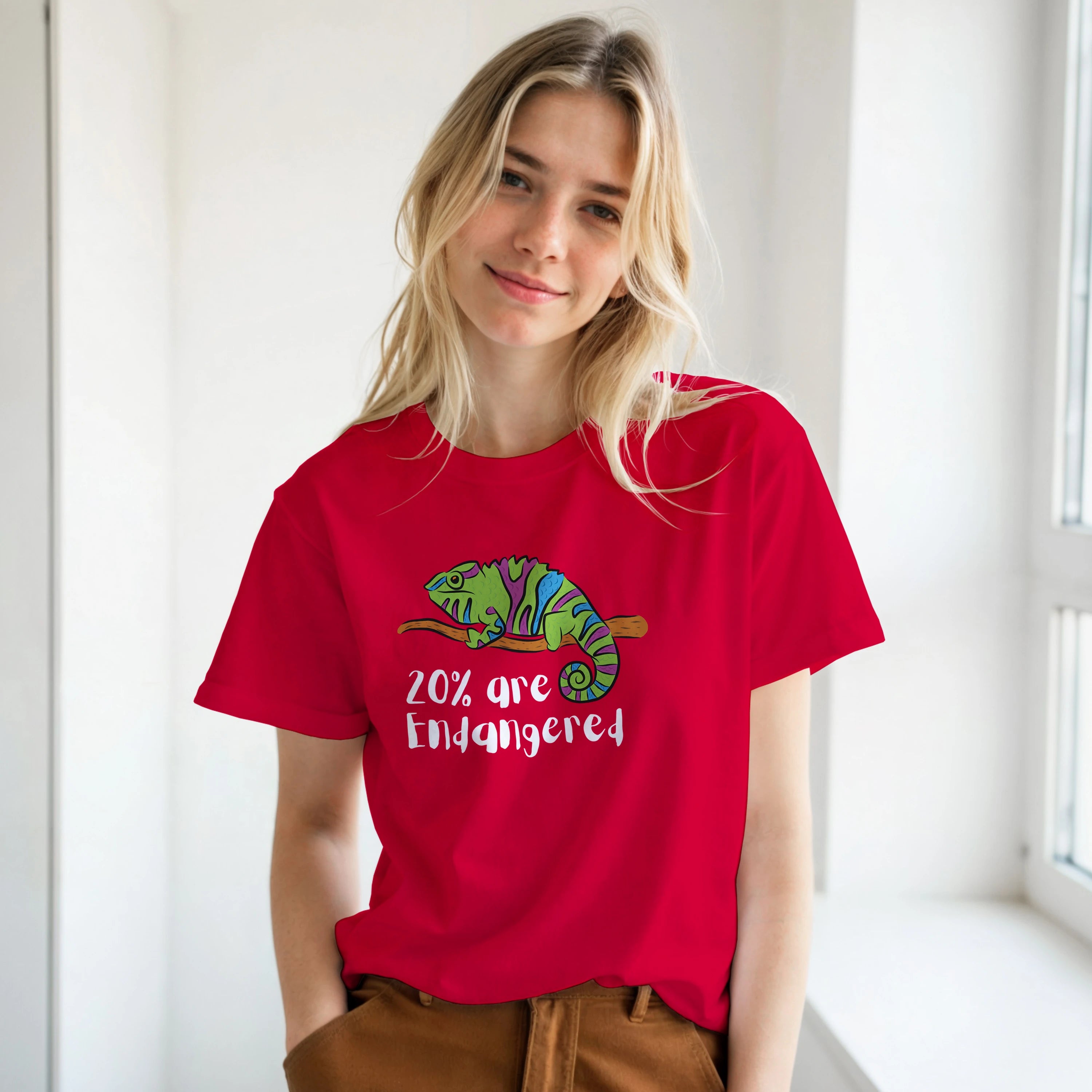 Chameleon Endangered T-shirt